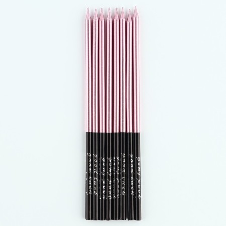 Candles for the cake "On your special day", pink, 8 pcs.-2
