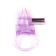 Erective vibro-ring, d = 3.5 cm, gel silicone, purple