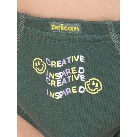 Panties for boys, height 98 cm, dark blue color, olive, khaki, 3 pcs-8
