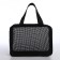 Cosmetic bag with lightning, black color