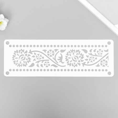 Stencil of stencil "pattern" 11x32 cm