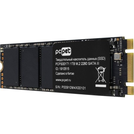 SSD PC Pet Sata-III 1TB PCPS001T1 M.2 2280 OEM-3