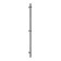 Terminus uno "Circle" electric heated towel rail, 1600x32 mm, black matte