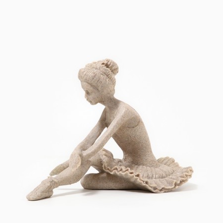 Polystone statuette "Ballerina" white 31 x 17.5 x 21.5 cm-2