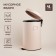 Garbage bucket SL Home, 5 l, 28 × 21 × 31 cm, beige color