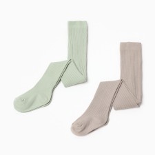 A set of tights of crumb I am Basic Line, height 68-74 cm, beige / olive