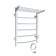 Electric towel "Sanprise" Classic P6, 400x600 mm, universal, white
