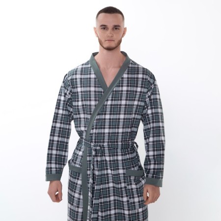 Male robe, green color, size 54-1