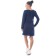 Women's tunic with long sleeves Airport, size 46, dark blue color