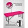 Cosmetological couch with a face for the face Massage Basic SV, size 180 × 60 × 72 cm, color fuchsia