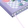 Notebook Gift Book 96l, line, with a knife, cut with a pattern of the cover, anime (12.9x9cm) 10539
