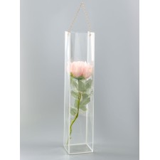 Carriage for colors from PVC, white, moisture resistant, 50x10x10cm