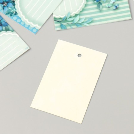 Cardboard "Flowers 09" set 10 pcs (5 types) 4x6 cm-3