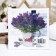 Paper Napkins Art Bouquet "Lavender", 3 layers, 33x33, 20 sheets