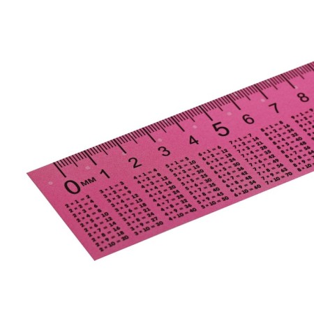 Line-stroke plastic 25 cm ZL-25 table of multiplication "The smallest" flexible-2