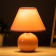 Table lamp "Apple", 25 cm, 220V, pink risalux