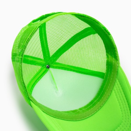 Baseball cap with minaku grid, green color, size 56-58-9