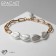 Baroque Baroque Bracelet Clock, white color in gold, l = 18 cm