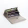 Women's wallet on magnets, gray color