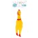 Fun "chicken", screams, in a grid, 16 cm