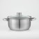 Stainless steel pan “Grette”, 3.2 l, d = 20 cm, with a lid, the capsule, induction