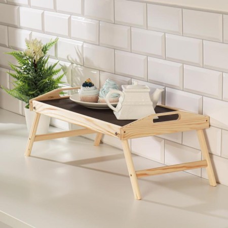 Folding breakfast table, 50 × 30cm, with handles-6