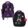 Frame backpack 35 x 27 x 13, Devente Junior 14l, Anime Girl, black/purple + keychain 7033400