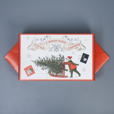 The prefabricated box - the context of Retro, 18 x 28 x 10 cm, New Year-3