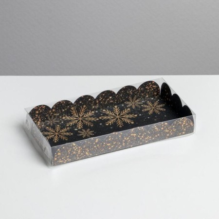 Box for confectionery products with PVC "Dream", 10.5 x 21 x 3 cm, New Year