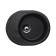 Kitchen Washing Ulgran U403-308, 570x465 mm, black color