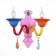 Sconces st. SL672.961.02. Delizia. 2x40 watts, E14, 35x32 cm, colorful color