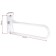 Hinged handrail for lifting, white color