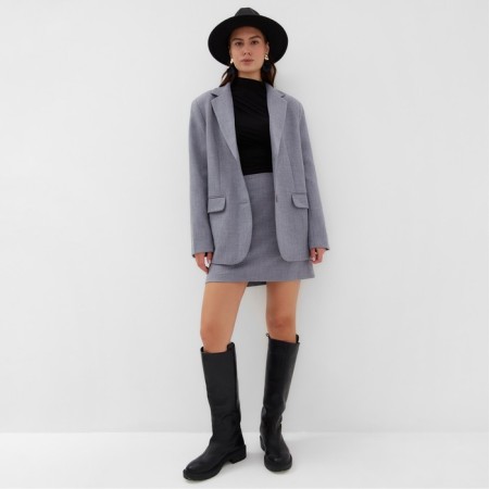 Women's Skirt Mini Mist, R.S, Gray-5
