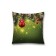 Decorative pillowcase “Swinging New Year tree”, on a zipper, size 45x45 cm