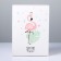 Gift folding box, packaging, Flamingo, 22 x 30 x 10 cm