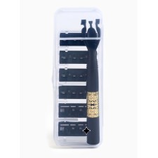 Broken machine + 6 interchangeable cassettes with 6 blades