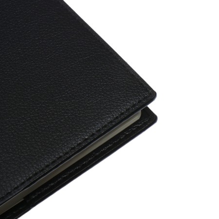 Organizer, A5, 128 sheets, a cage, a cover of leatherette, with a side bookmark, "Business", Black-3
