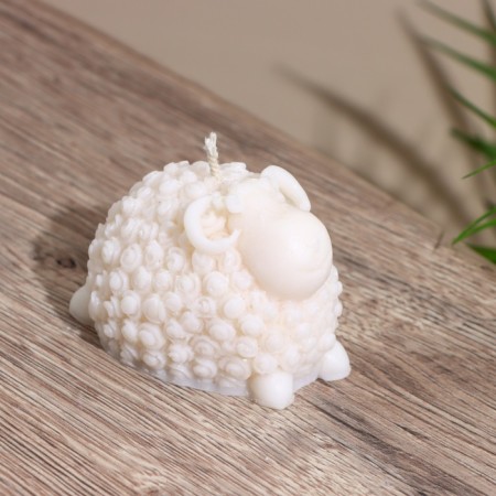Candle "lamb" 4x4.5x6 cm, soy wax-3