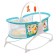 Musical cradle for newborns, blue color
