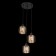 Suspended Citilux “Taverna” CL542232, 26x26x120 cm, 3x75W, E27, Black Color Black