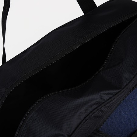 Road bag on lightning, 2 outer pockets, long belt, black/blue color-2