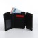 Women's wallet on a magnet, black color