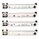 Line 15 cm, Devente, Figure Panda, Mix - 4 types, flexible