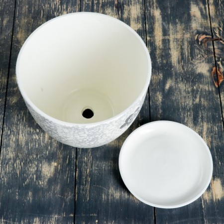 Flower pot "Winter Garden" No. 4 High oval 2.6l-6