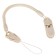 Nipple - orthodontic dummy, silicone, +6 months, with a holder, beige color