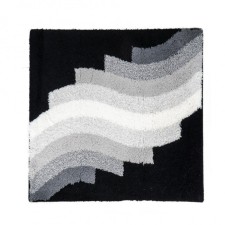 Bathroom rug Streak Black 55x50 cm