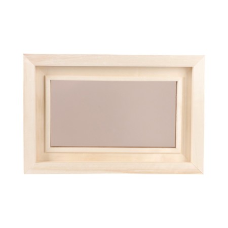 Window, 40 × 60cm, double glass of linden, bronze-1