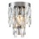 Bra Indigo, 12029/2W Chrome. 2x40W, E14, 220x130x300 mm, transparent color