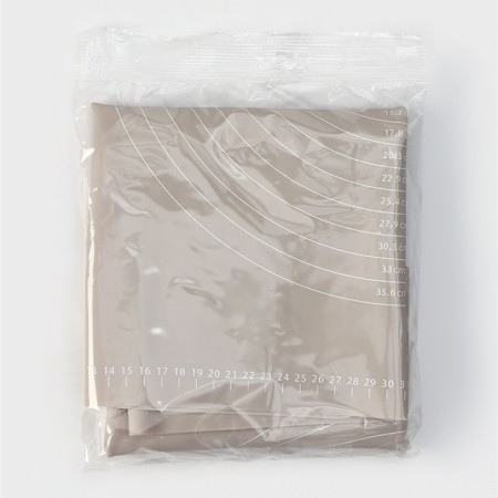 Rug with marking of the share "cappuccino", silicone, 70 × 50 cm, beige color-3