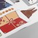 Interior plastic sticker "Bunnies in socks" 50x70 cm
